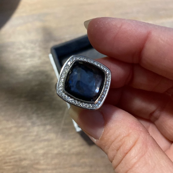 David Yurman Ring - Gorgeous Black Orchid + Diamonds - Picture 9 of 16